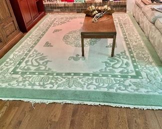 $450 - Vintage rug #2 approx 127" L, 96" W. 