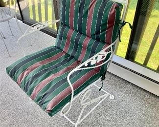 $120 - Vintage rocker.  38" H, 27" W, 27" D, seat height (without cushion) 16.5". 