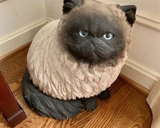$50 Cat figure. 13" H, 13" W, 10" D.