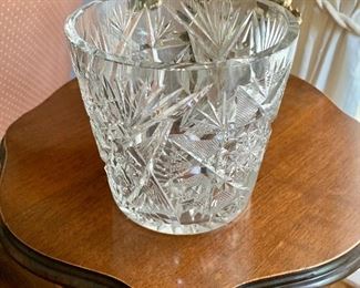 $45 Crystal ice bucket