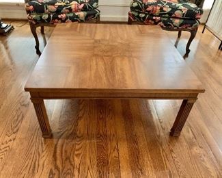 $250 - Vintage coffee table - 15" H, 32" W, 32" D