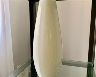 $40 - Porcelain tall vase.  12" H. 
