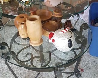 glass table set $180