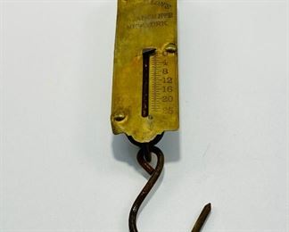 Brass scale  #25 lb