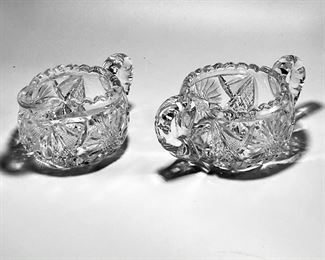 Sugar and Creamer set  ABP or EAPG