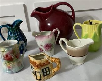 lots of pitchers and creamers!