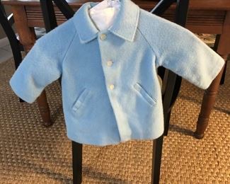 Childs handmade coat  about size 4  Wool