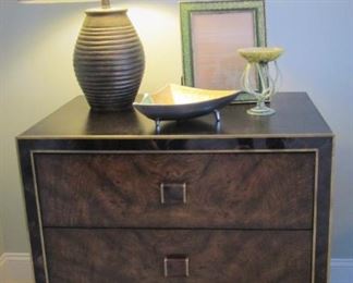 Maitland - Smith Chest & Pottery Lamp
