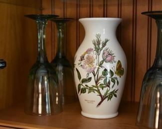 stemware, floral jar