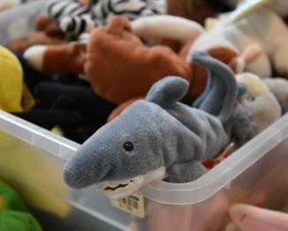 LOTS of Beanie Babies, #SharkWeek