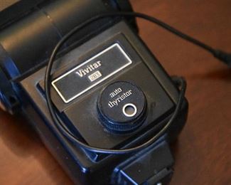 vintage camera equipment, Vivitar flash