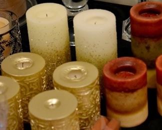 candles and candle holders/candlesticks