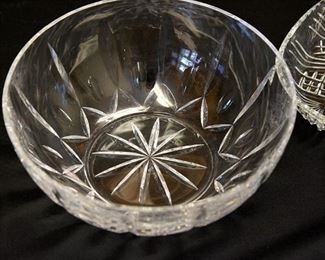 small cut glass bowl