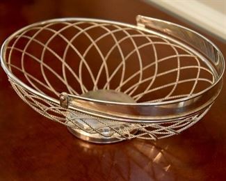 silver bread basket