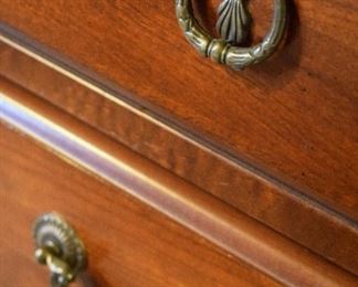 dresser detail, drawer pulls