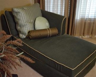 chaise lounge with pillows