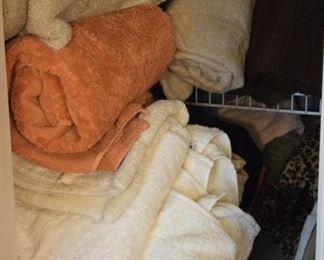 towels and linens galore!