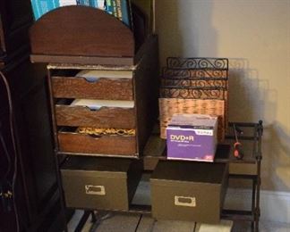 metal shelf, office accessories/supplies