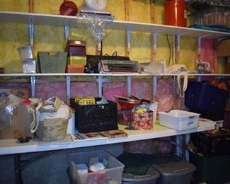 craft room, LOTS of supplies