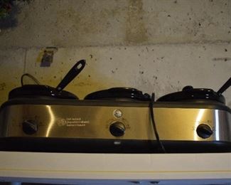 3-bowl GE warming appliance