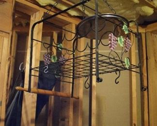 metal wine rack