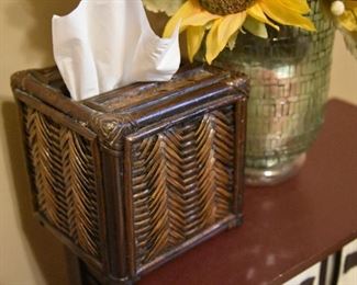 wicker tissue cover