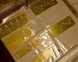 LOTS of brass stencils