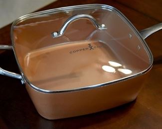large Copper Chef pan