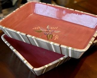 decorative trays/dishes