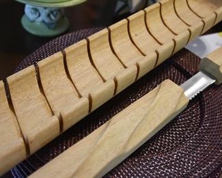 french bread cutting set