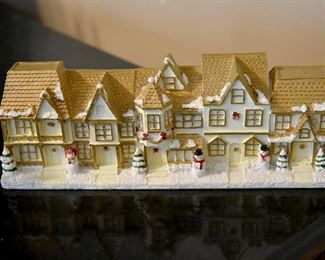 ceramic holiday scene (multi-plugin rear)