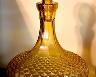 amber decanter