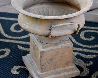 metal planter, small