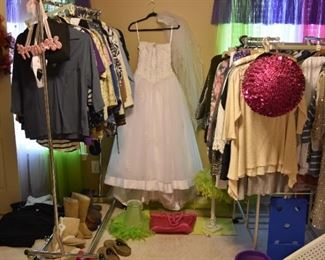 women's clothing, wedding gown