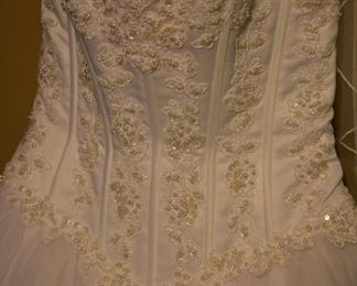wedding gown detail