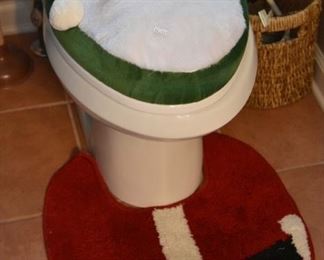 Santa bathroom set