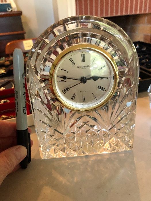 Waterford crystal clock