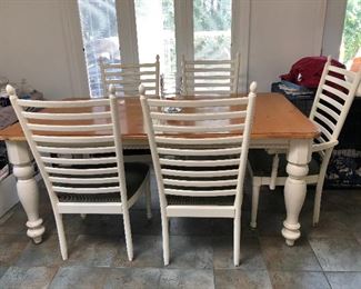 Kitchen table and 6 chairs....
