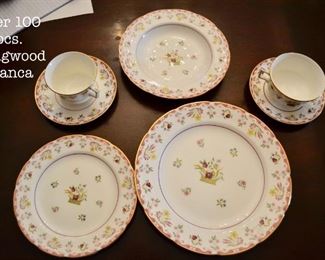 Large Collection of Wedgwood Bianca