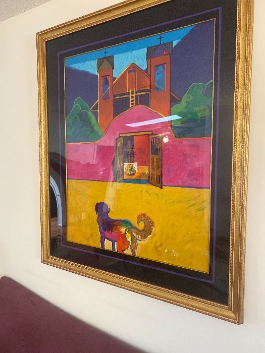 John Nieto serigraph, Santuario de Chimayo