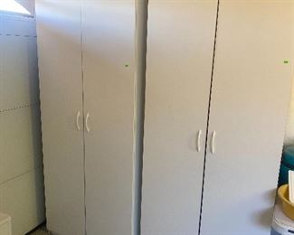 2 storage cabinets