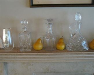 Crystal Decanters SOLD