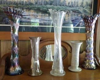 Very unusual carnival glass 