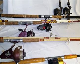 Assorted fishing gear