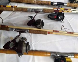 Very clean rods and reels