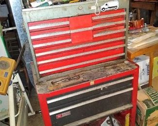 Craftsman toolbox full of tools