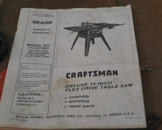 Craftsman 10-inch table saw