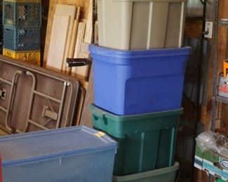 We have many Storage totes