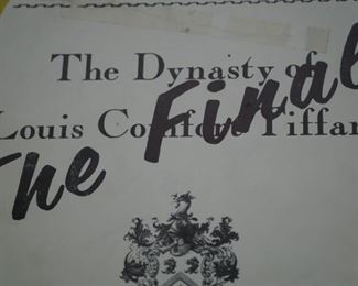 Collectible Copy of The Dynasty of Louis Comfort Tiffany Book with authors note and autographed