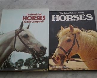 The World of Horses by Judith Campbell and The Color Natures Library 'Horses' by Jane Burton